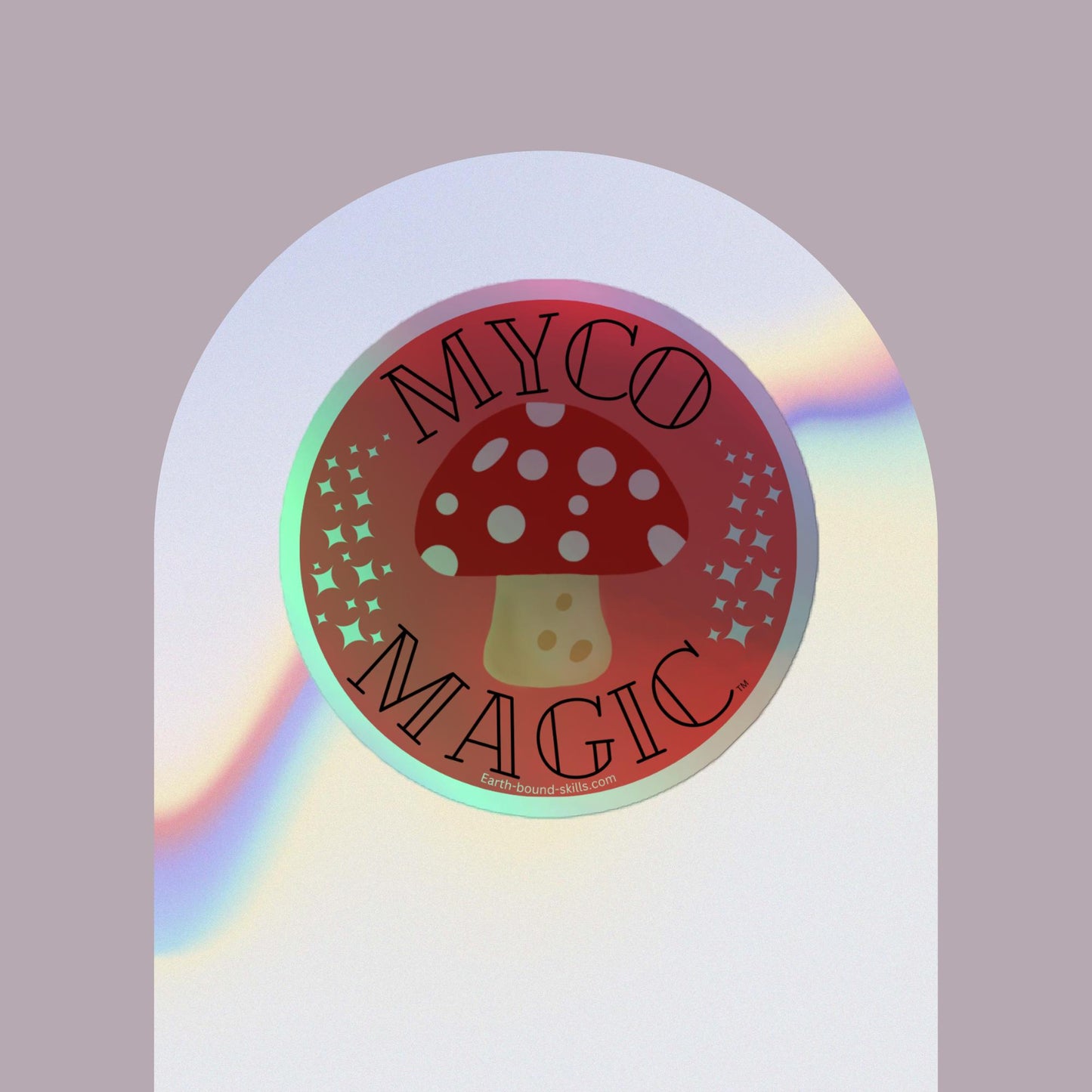 Myco Magic Holographic Sticker